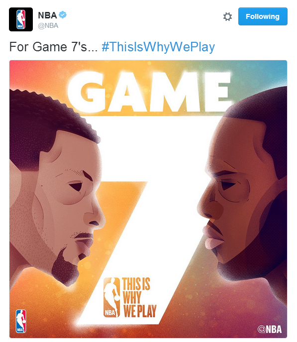 NBA总决赛迎来抢七，各大招牌场外抢曝光，看看他们社交媒体都发了啥 